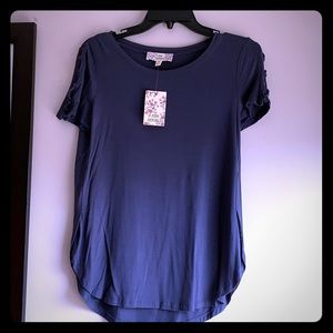 Pink republic crisscross shoulder detail shirt NWT